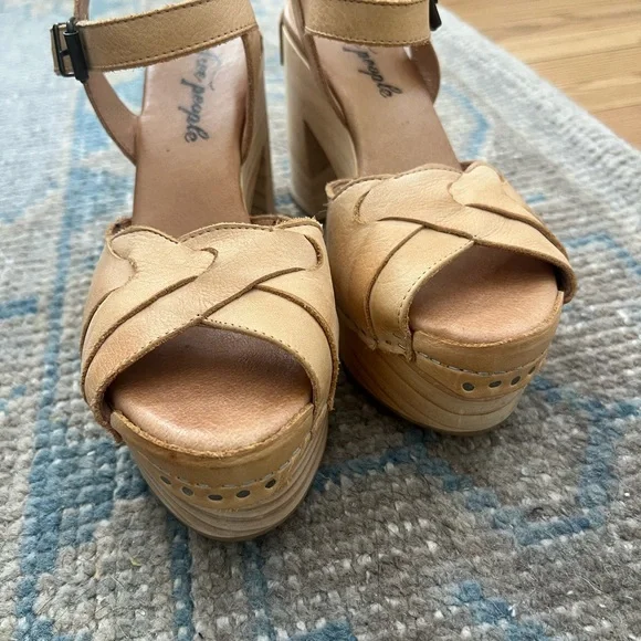 Free People Orion Woven Clogs Size 6 - Picture 7 of 9